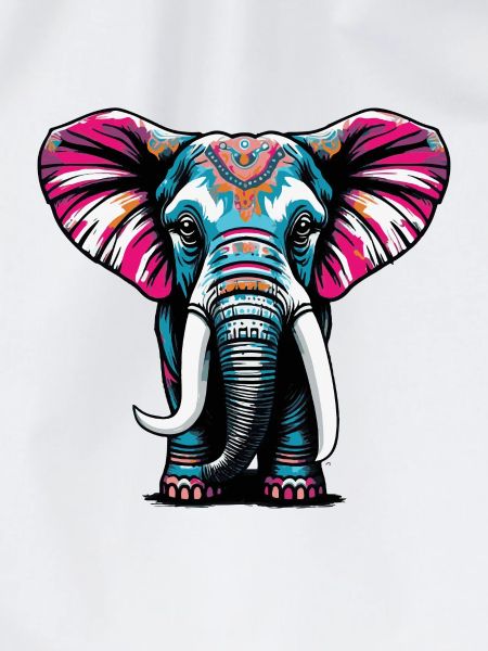 Farbenfroher Elefant