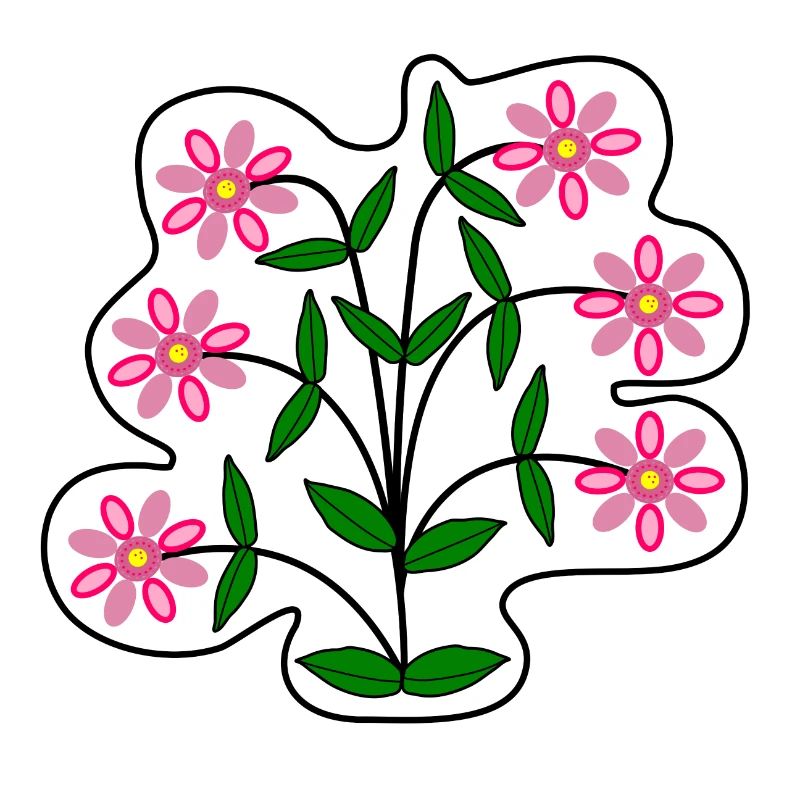 Gerbera Sticker