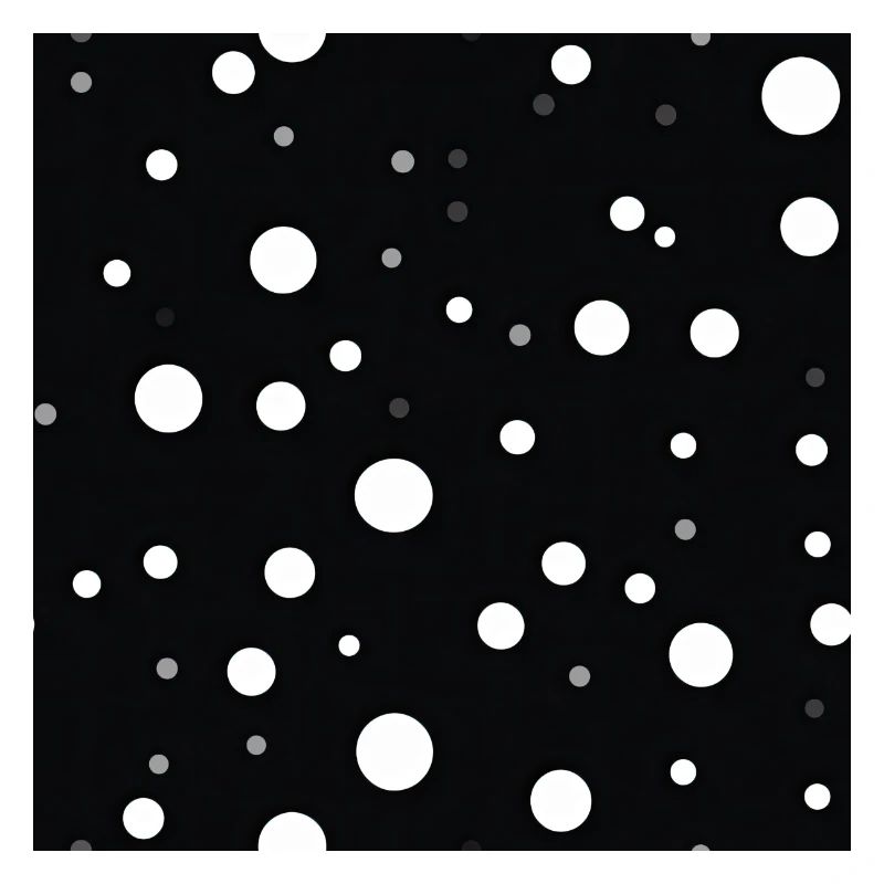 Noir et blanc Dotty Pattern 2