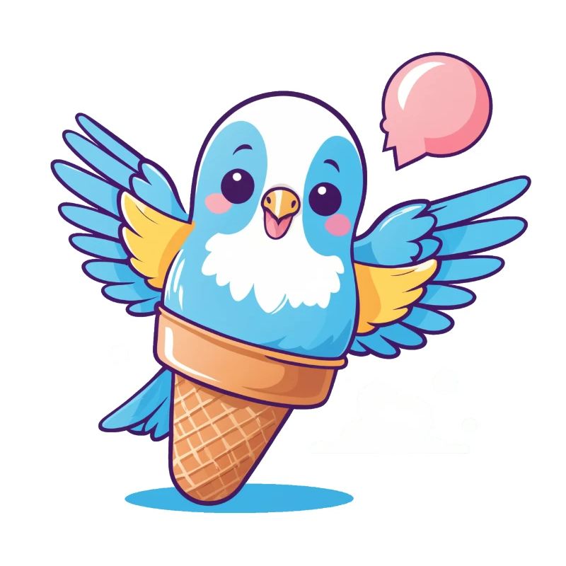 Vogel Eis