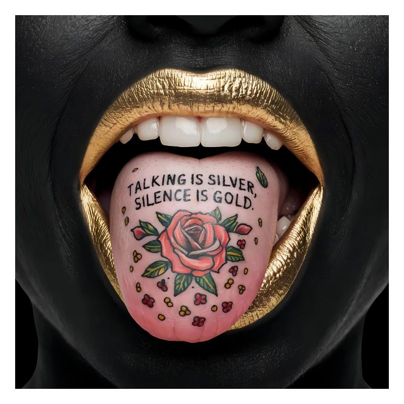Talking is silver, silence is golden