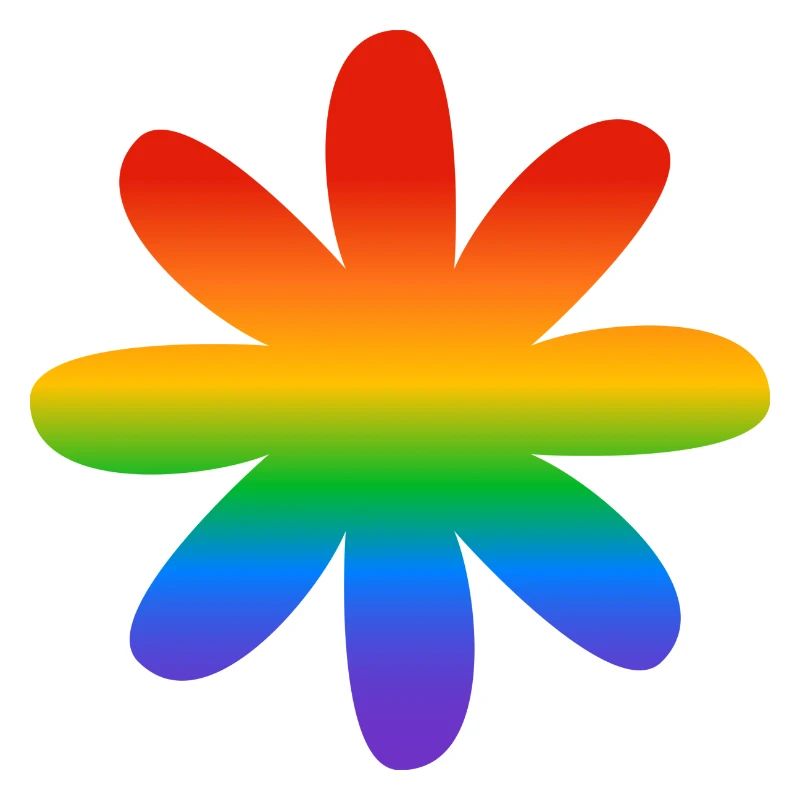 Regenbogen-Blume