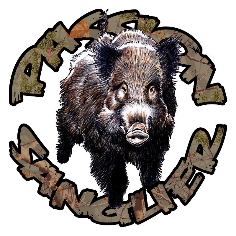 Leidenschaft Ganzer Eber Echtes Gesicht CK