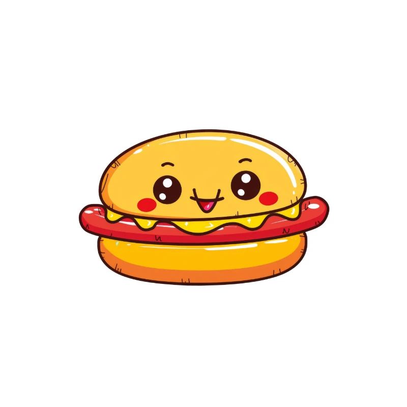 Süßer Hamburger