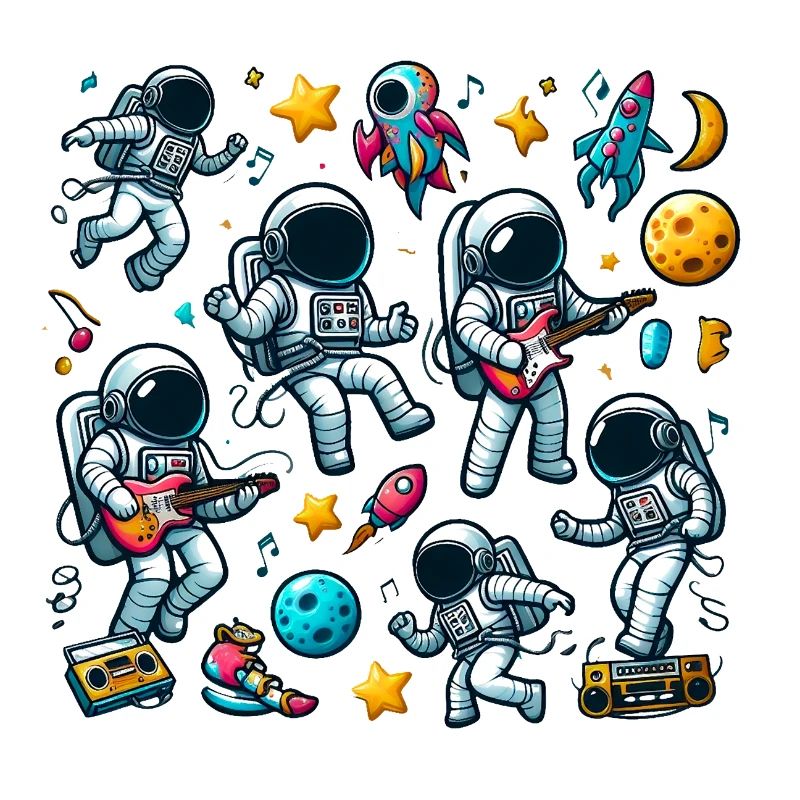 Stylized Astronaut