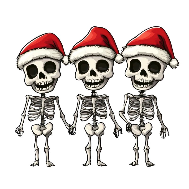Funny Skeleton Christmas
