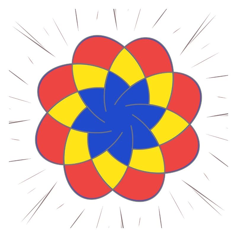 Abstract with a pattern