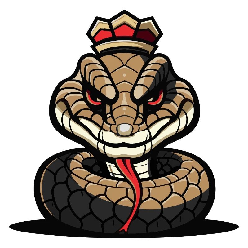 Snake Cobra Cartoon Crown