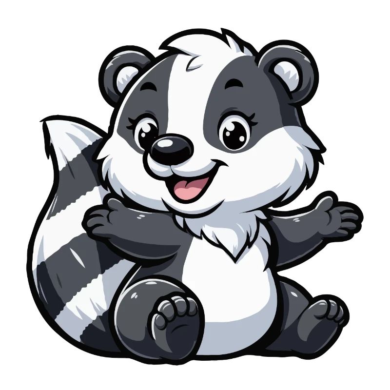 Waschbär Kind