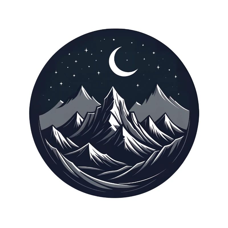 Dark Peaks Monoline Emblem