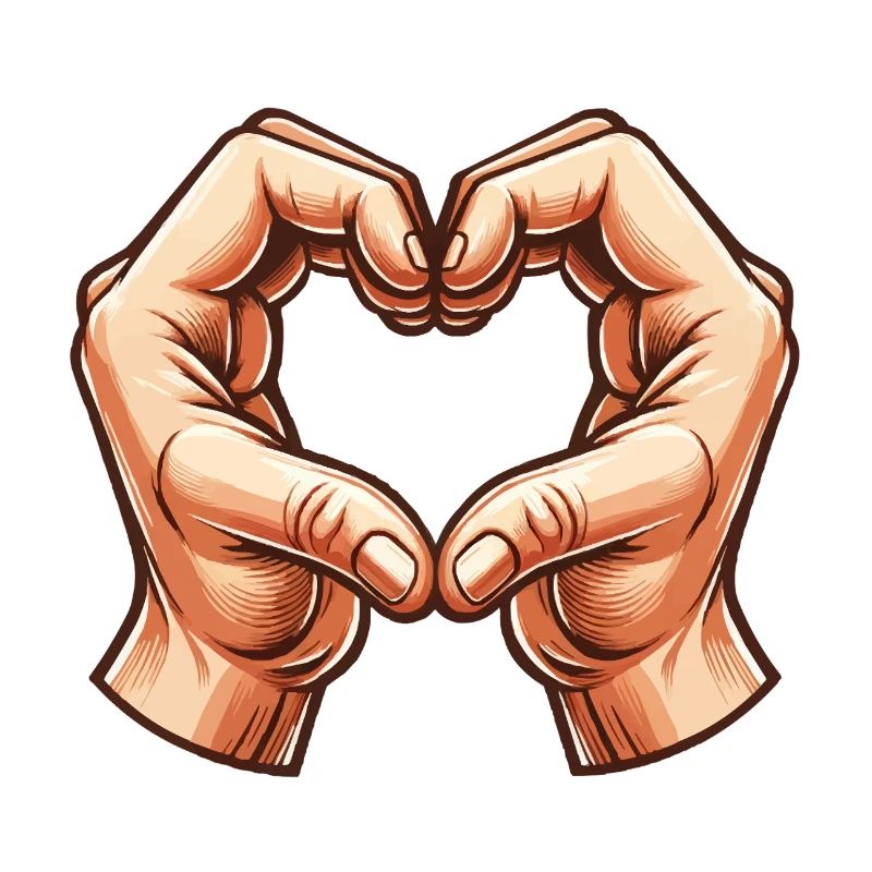 hände hand herz