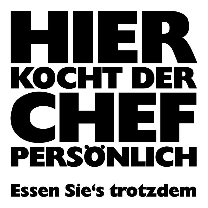 Here, the chef cooks! Eat's