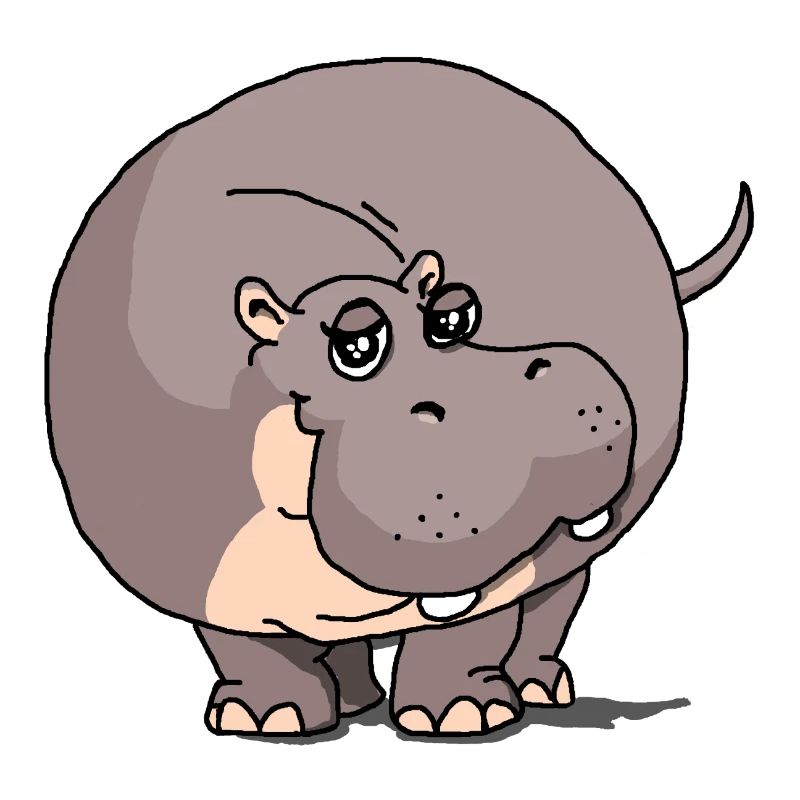 süßes Nilpferd