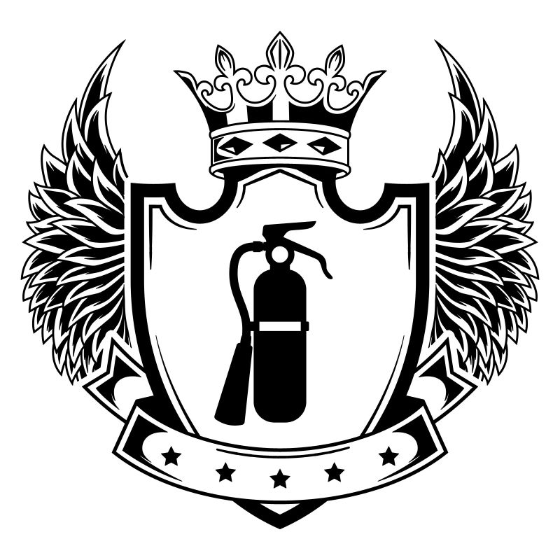 Fire extinguisher shield