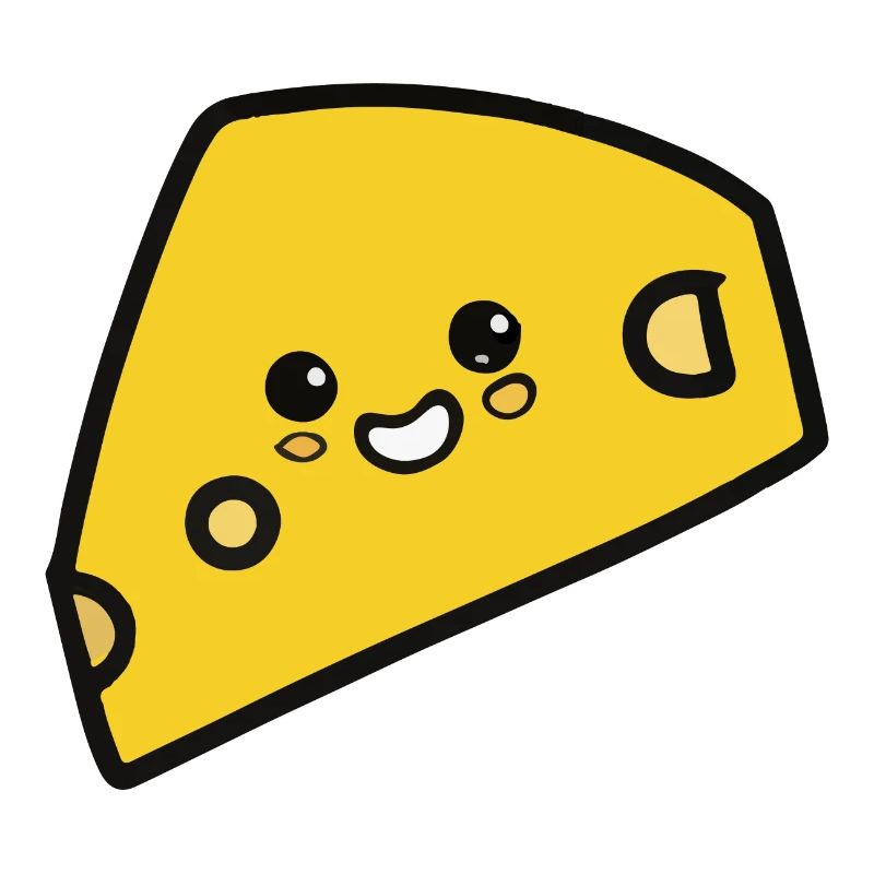 Cute cheese with face gift idea
