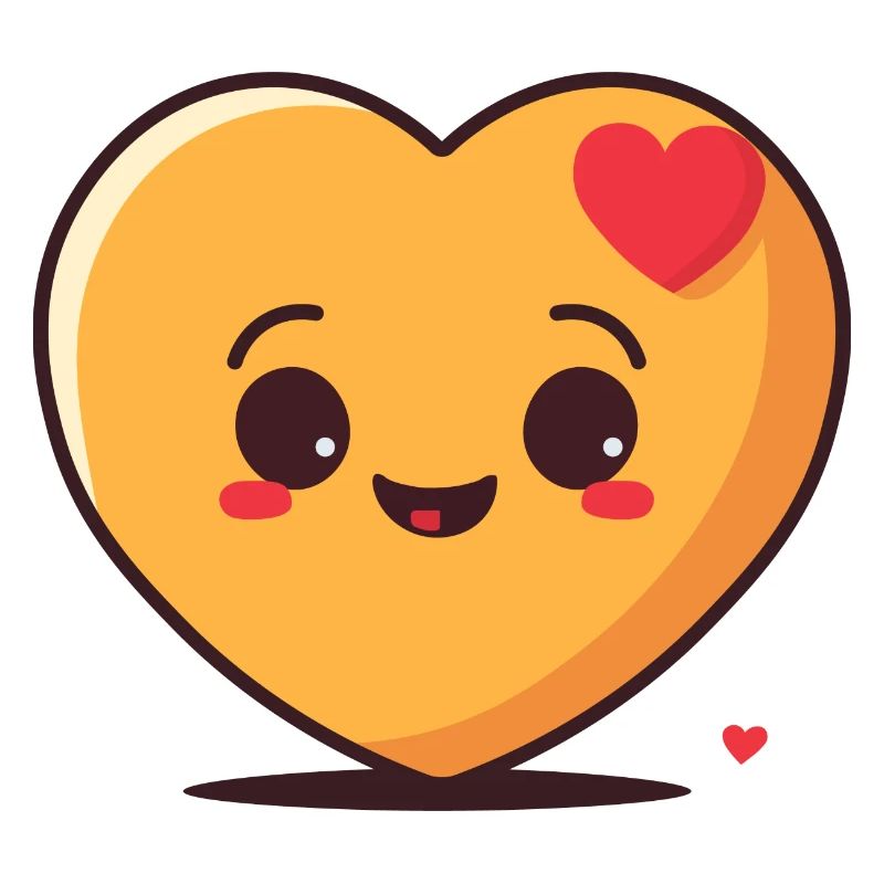 Liebesherz Illustration