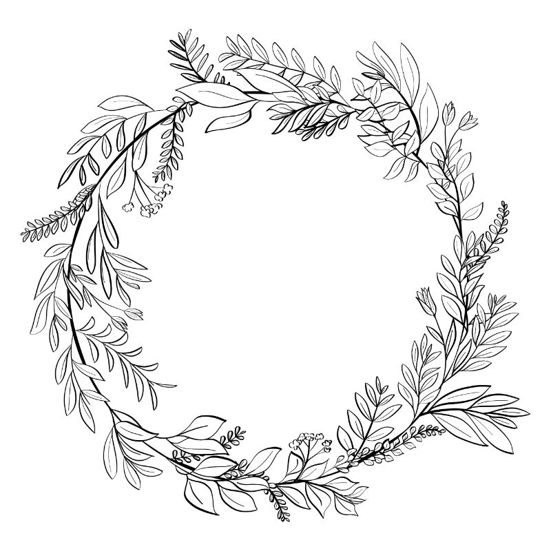 Couronne de fleurs