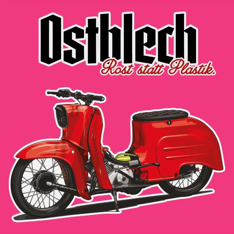 Schwalbe (red / Ostblech) // Illustration