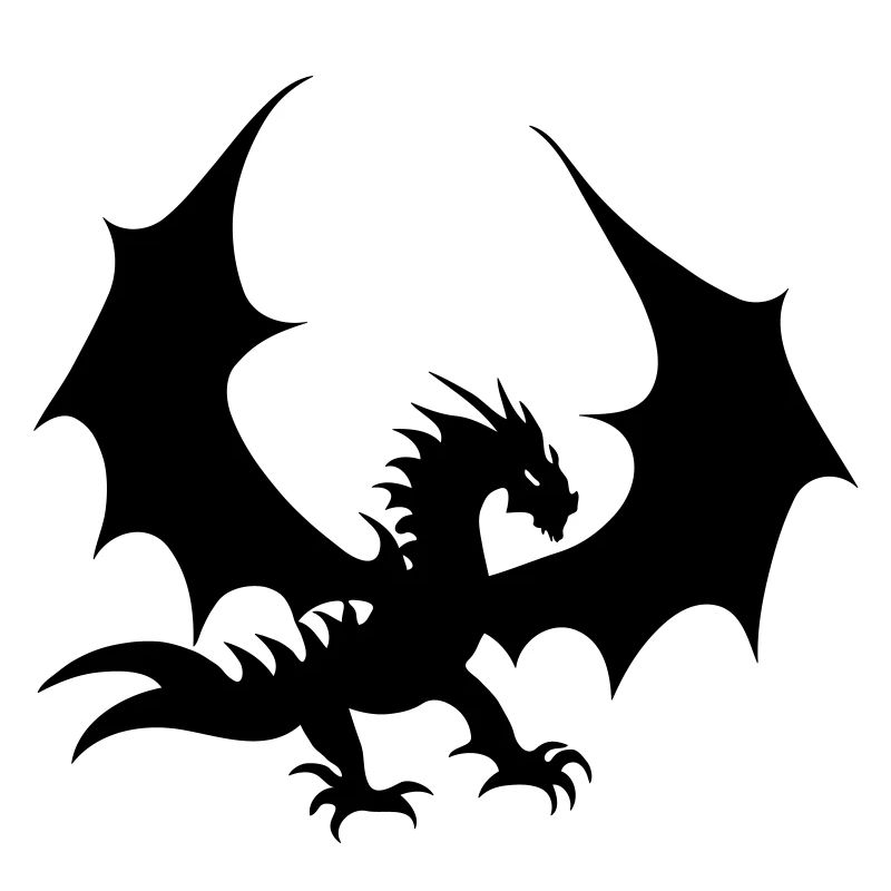Cool Black Dragon