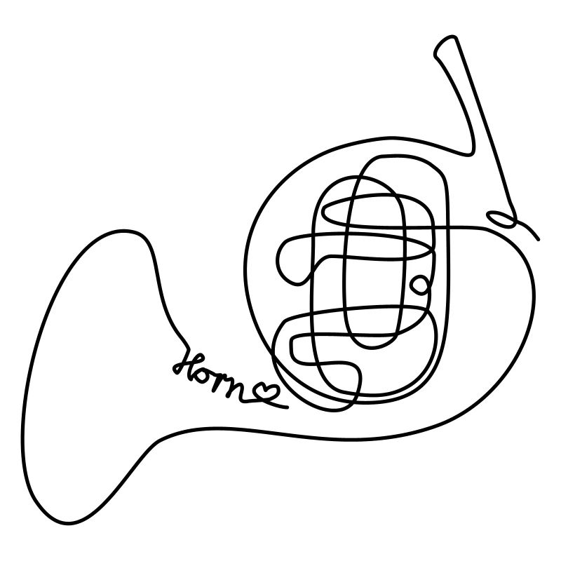 one line horn