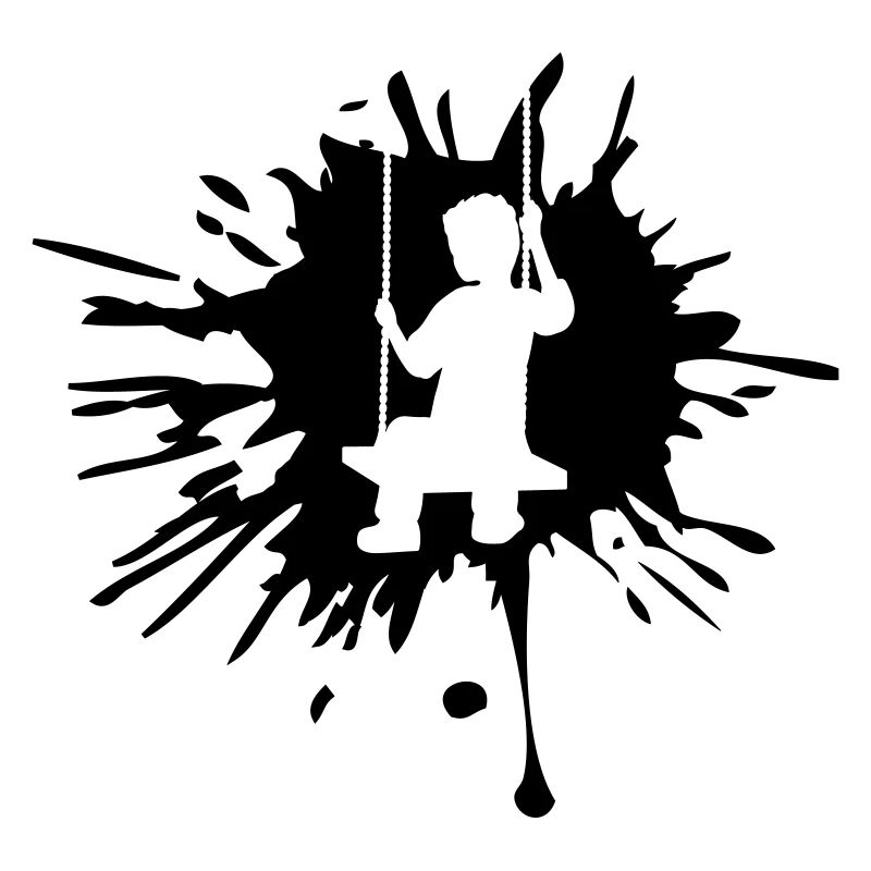 blob swing graffiti drops splashes silhouet