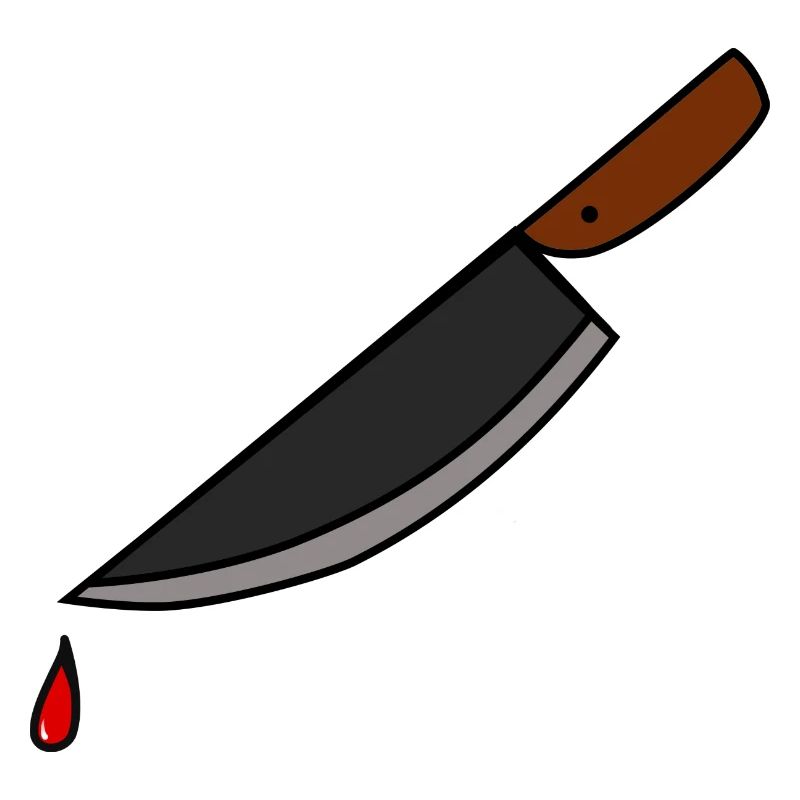 Blutiges Messer