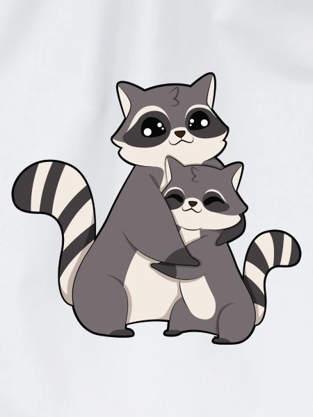Waschbär Umarmen