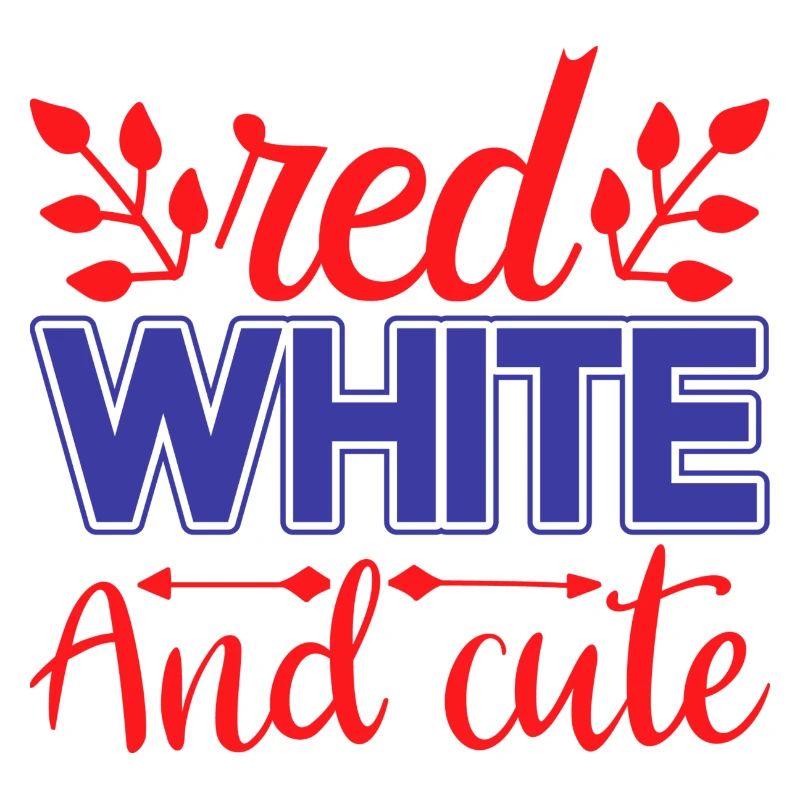Red white and cute
