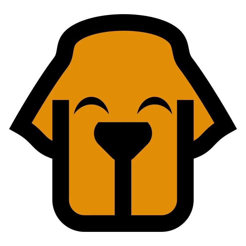 Dog Face Comic Logo