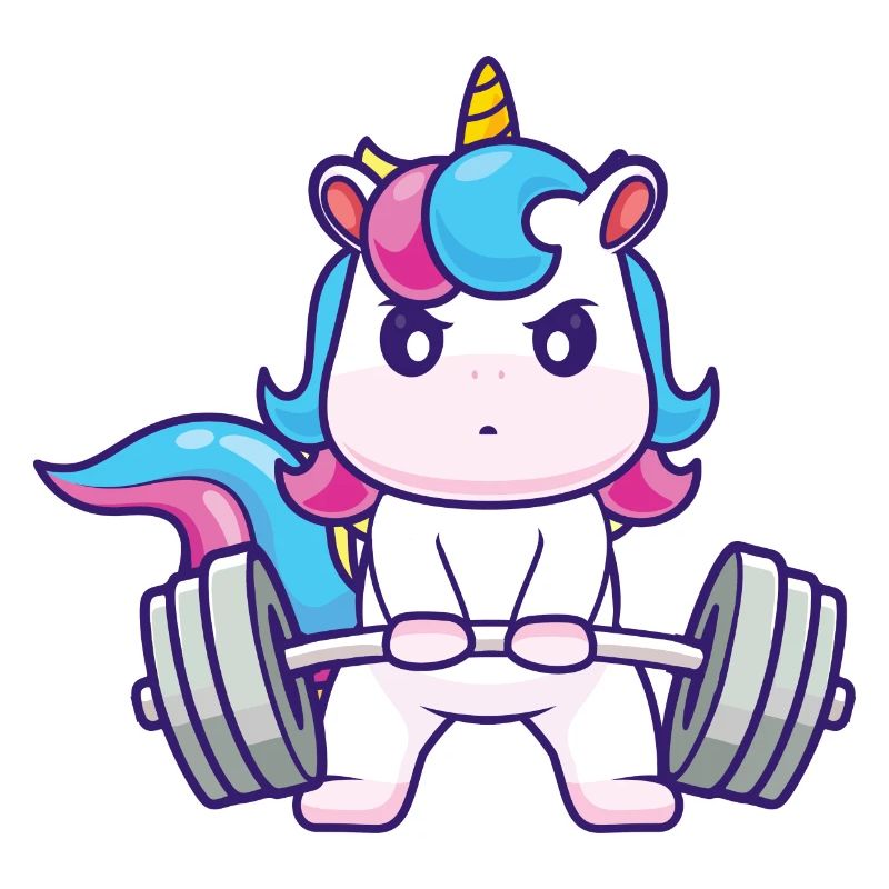 Einhorn Kreuzheben - Magisches Krafttraining