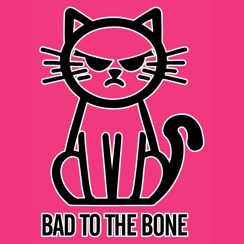 Evil to the bone Cute cat with evil blic