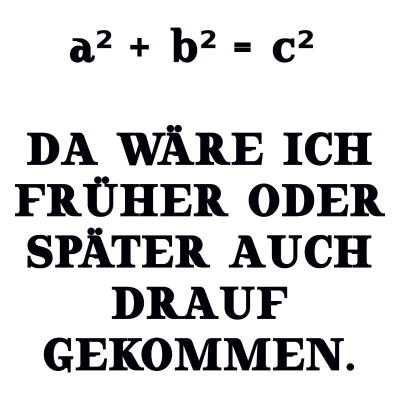 math mathematics funny gift idea Pythagoras