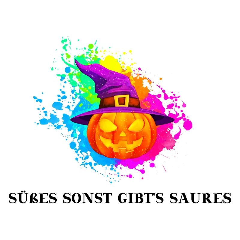 Halloween Süßes sonst gibt's Saures Geschenkidee