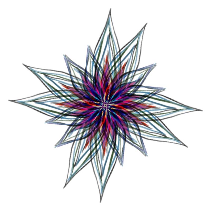 Bunte Blume