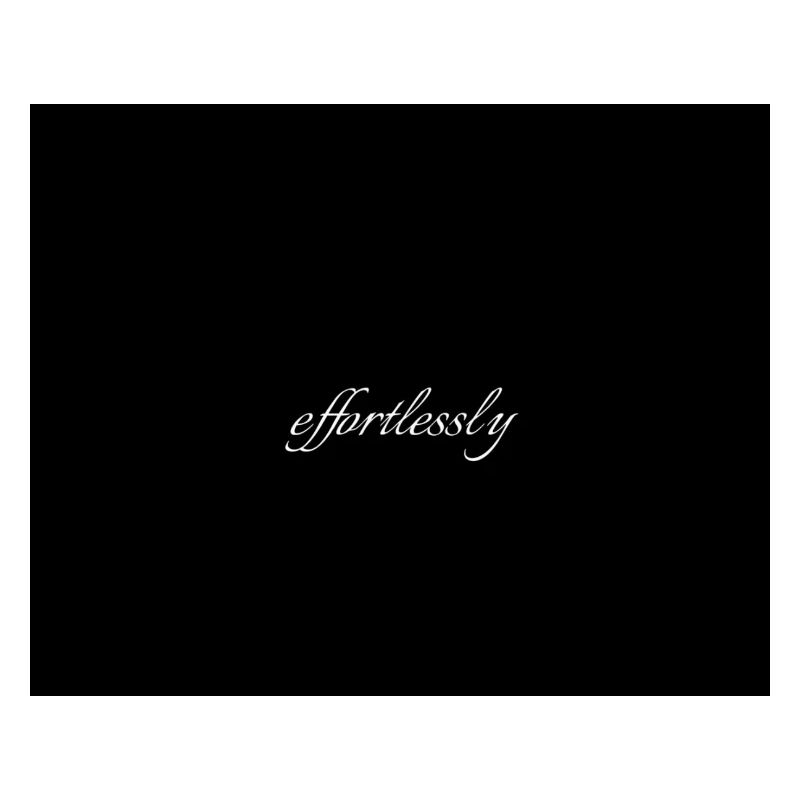 Effortlessly Elegant Script Typography