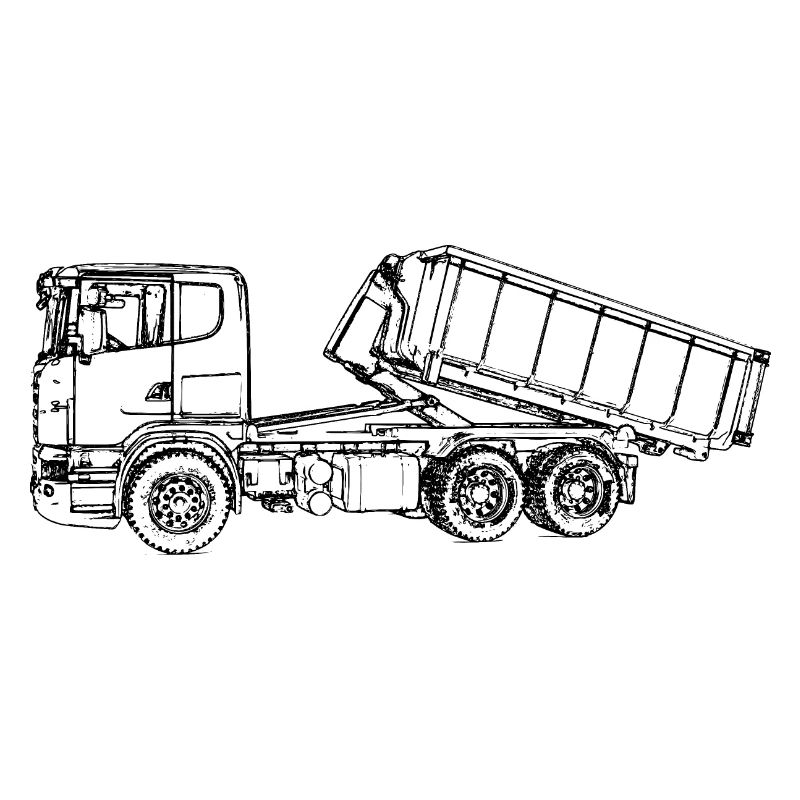 Absetzkipper LKW Container Kipper Absetzer