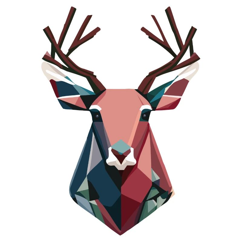 Geometric Deer