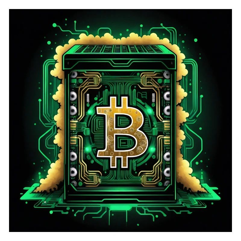 Bitcoin Krypto Crypto to the Moon Geschenk CPU