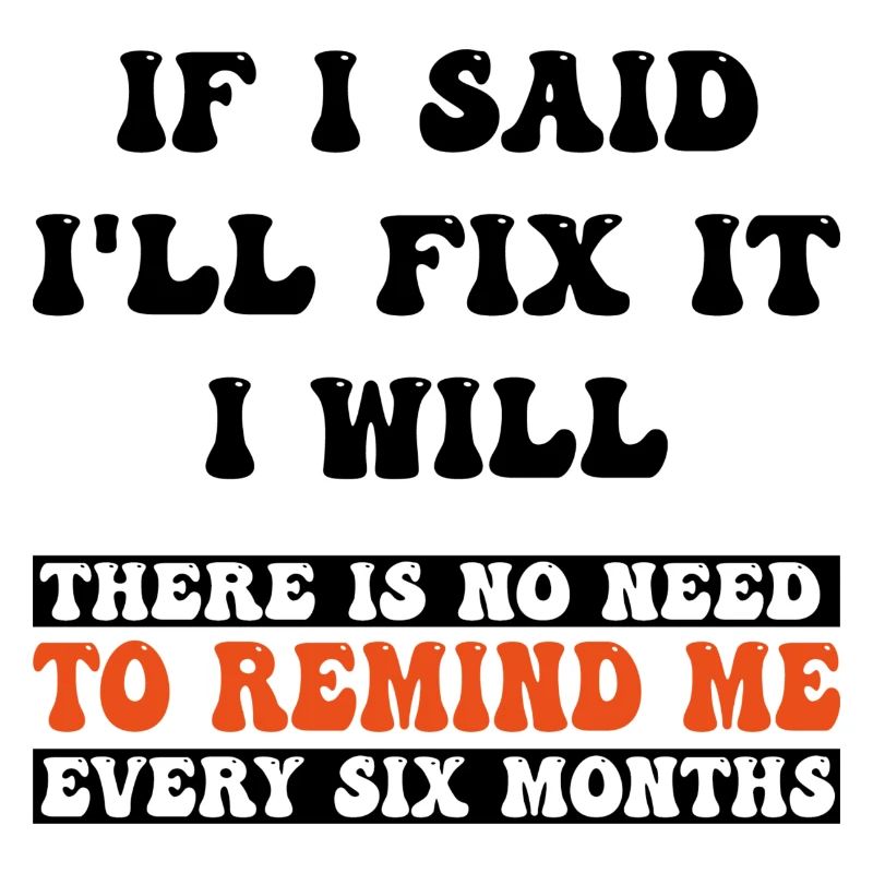 If I Said I ll Fix It I Will
