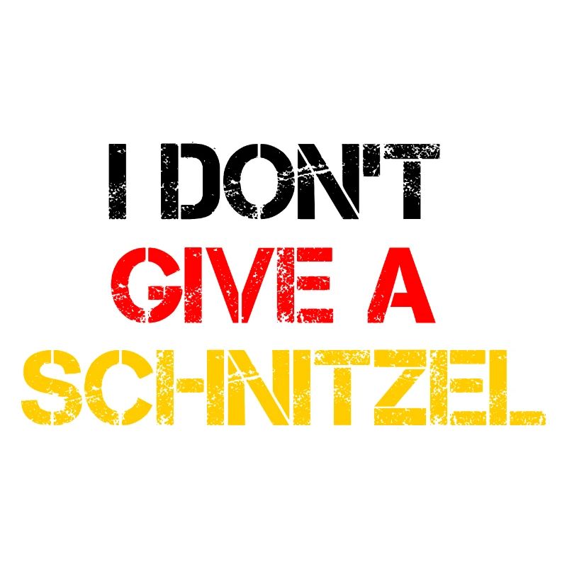 I Don't Give A Schnitzel Germany Party Idea