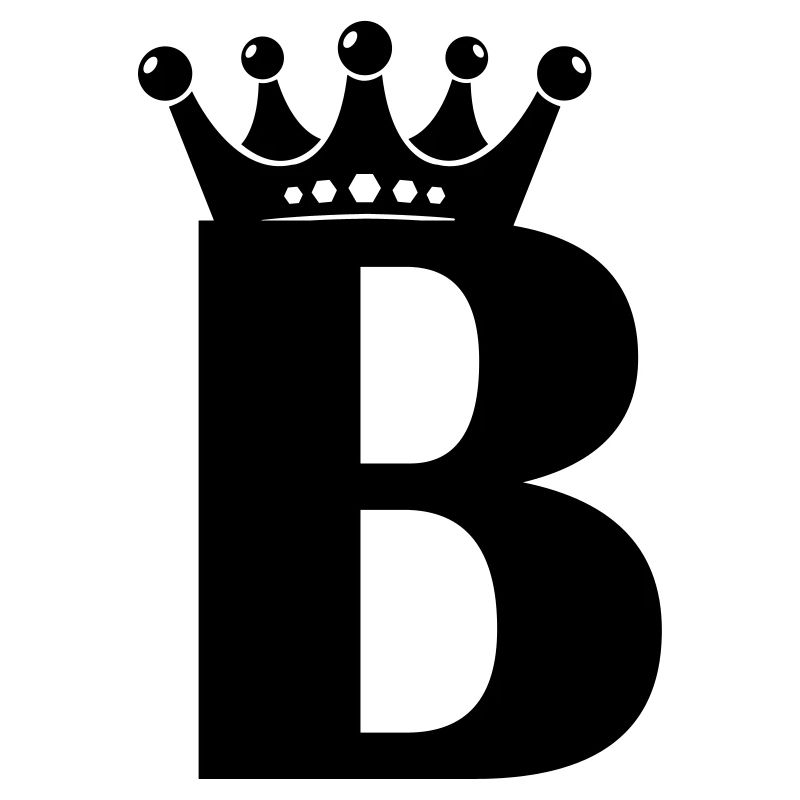 Letter B crown
