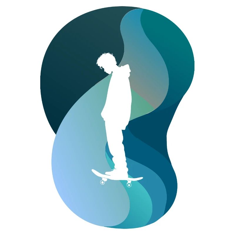 Longboard Skating Skater