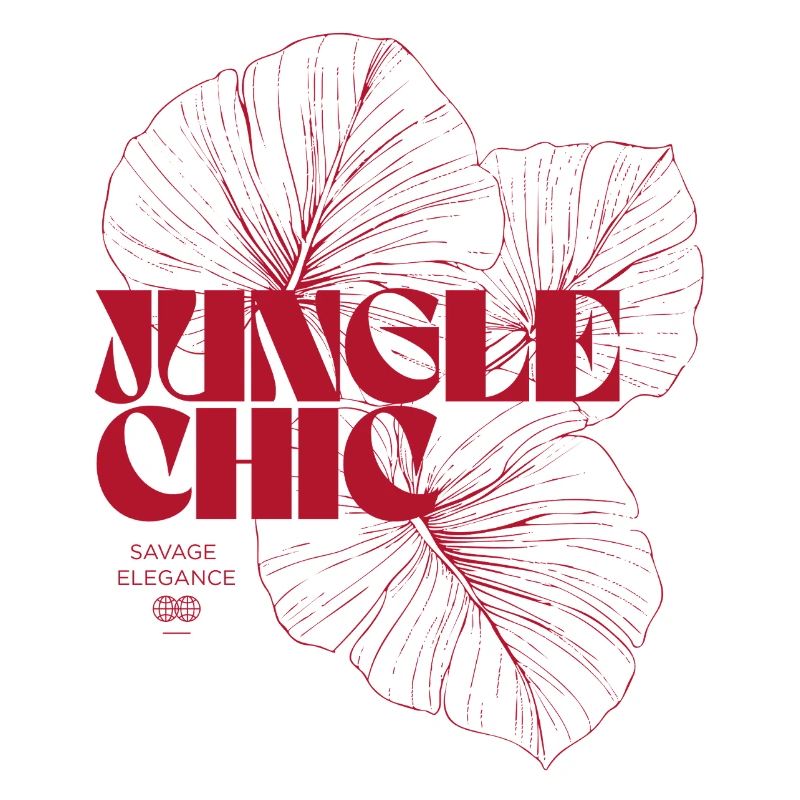 Jungle Chic Monstera Blatt Design