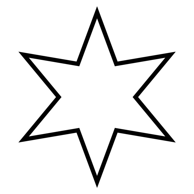 Six-pointed star - six-pointed star