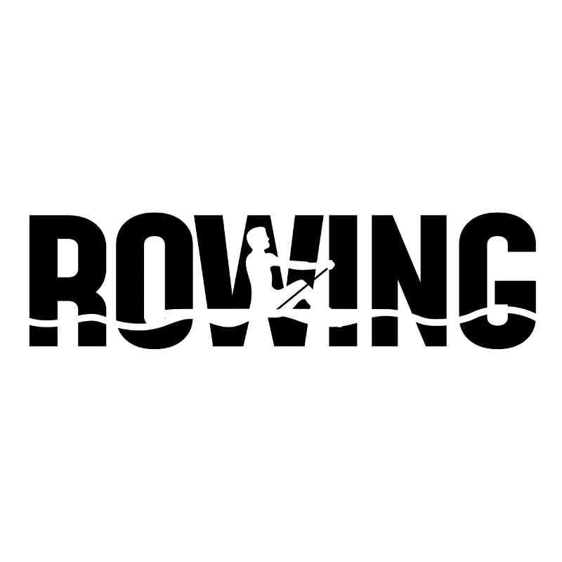Rowers rowing oars team
