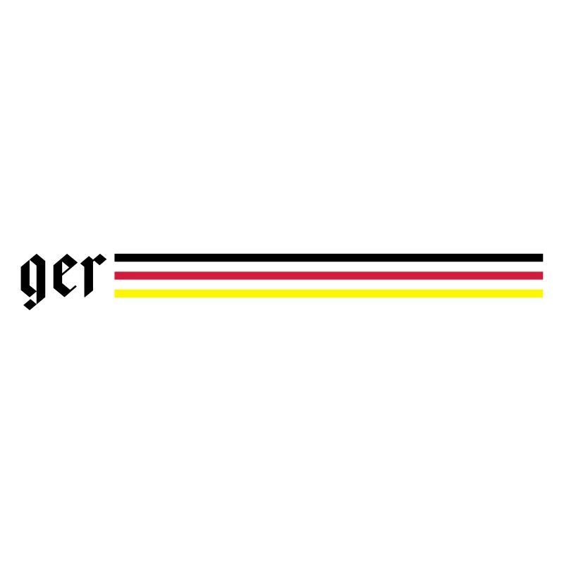 ger germany flag line