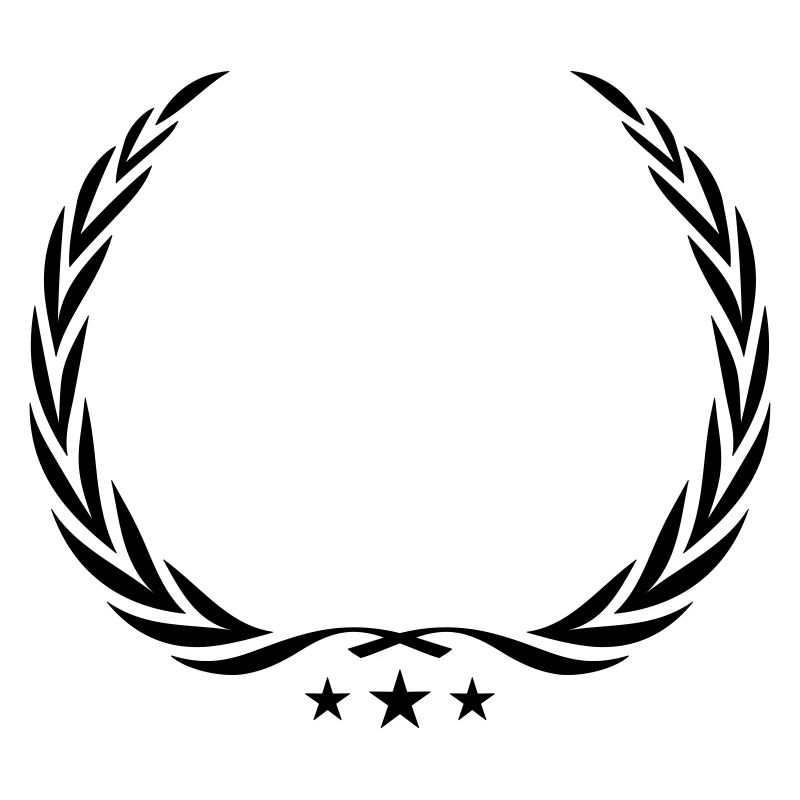 wreath laurel symbol empty