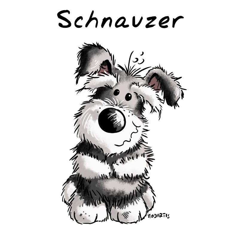 Fröhlicher Schnauzer