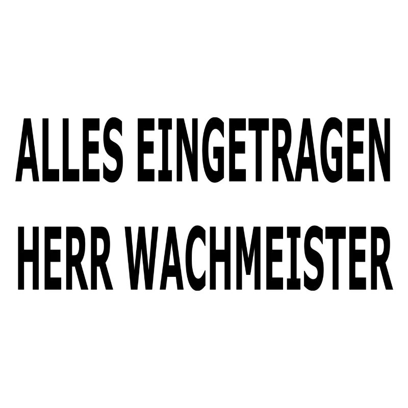 Alles eingetragen