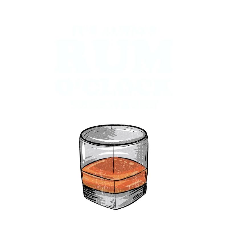 Mens Rum Drinker Gift I Funny Rum O Clock product